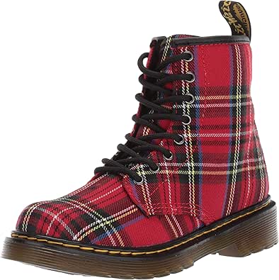 plaid dr martens