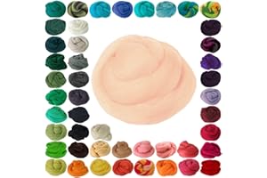 MADDMA 25g Filzwolle Märchenwolle Nassfilzen Trockenfilzen, unterschiedliche Farben