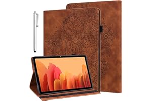 BOLELAW Hülle für Samsung Galaxy Tab A9 Plus 11 Zoll 2023 (SM-X210/SM-X215) mit Stift, PU Leder Flip Tasche Brieftasche Ständer Stifthalter Tablet Schutzhülle für Galaxy Tab A9 Plus, Braun
