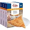 Gits Instant Rava Dosa Breakfast Mix, Makes 20 per Pack, Pure Veg, South Indian Recipe, 1500g (Pack of 3, 500g Each)
