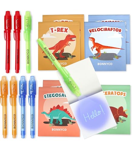 wenrescry Lot de 10 Carillons Éoliens Dinosaures en Bois – Kit DIY pour Enfants avec Pinceaux et Autocollants – Activité Créative pour Anniversaires, Ateliers et Bricolage