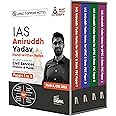 Combo (set of 4 Books) IAS Aniruddh Yadav Hand-written Notes with Toppers Shortcuts/ Tricks for UPSC & State PSC Civil Services Prelims & Mains General Studies Papers 1 - 4