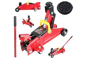 TC TECHNIC Gato de coche hidráulico elevación 140-285mm 2Ton Big Red Elevador Coche