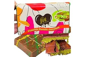 PARAHON Dubai Chocolate Bar Pistachio Kunafa Fit 200g Dubai Kunefe knafeh Chocolate with Lots of Kadayi Pistachio Chocolate Small Gifts for Snack Treats Kids Family & Friend