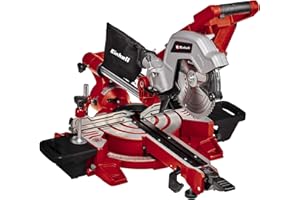 Einhell TE-SM 216 Dual Troncatrice radiale (230-240 V, 1800 W, giri al min. 5000, lama Ø216 x ø30 - 60 denti, inclinabile DESTRA E SINISTRA 0-45°, taglio max 305 x 65 mm)