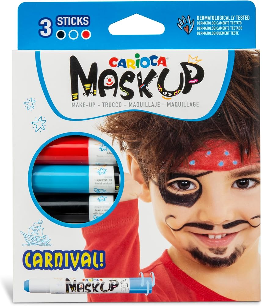 Carioca Mask Up Yüz Boyası – Karnaval (3 Renk)