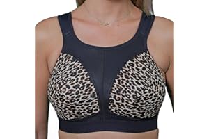 GEM Sports Bra For Women High Impact No Bounce Non Wi Large Busts Gym Exercise Yoga Running Athletic Workout Sportswear With Bra Extender