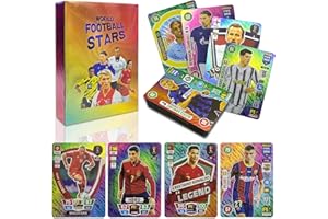 BYHSOEP 55 sztuk kart piłkarskich 2022/23, karty piłkarskie UEFA Champions League Ball 2022/23, karty kolekcjonerskie, dla dzieci, nastolatków i dorosłych, fanów