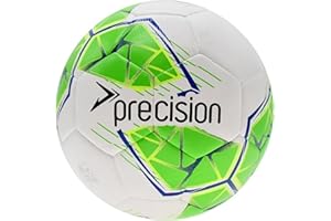 Precision Fusion Sala Futsal Ball Official Fifa Football, Indoor Training, Hybrid PU, Low Rebound, Enhanced Control, White, Size
