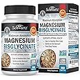 Magnesium Bisglycinate Chelated Supplement - High Absorption Magnesium Supplement for Muscle, Bone & Joint Support, Non-Laxative, Fully Buffered, Non-GMO, Maximum Bioavailability - 360 Capsules