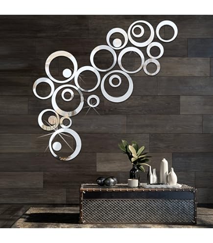 Removable 3D Mirror Flower Art Wall Sticker Acrylic Mural Decal - Foto 7