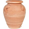 Biscottini Orcio L28xPR25xH30 - Terracotta Pots for Outdoor Plants - Large Outdoor Planters