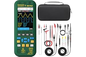MAXRIENY BSIDE 2 Kanal Oszilloskop Multimeter 50MHz Bandbreite Digitales Oszilloskop 3.98'' TFT Handheld Oszilloskop Multimeter Signal Generator Flexible Stromzange 4 in 1 Tester