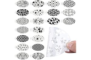 DSLSQD 2 plantillas de pintura facial, plantillas de pintura facial reutilizables, tatuajes temporales, plantillas de pintura corporal, plantillas de pintura de maquillaje para niños, Navidad, fiesta