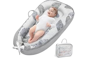 URMYWO Nido de Bebé nido bebe recien nacido Nido de Colecho para Bebe Reductor de Cuna algodón 90 x 50 cm