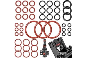 MLZTINGR joints toriques pour machine à café Philips - Pièces de rechange en silicone pour groupe café - Valve de support, valve à vapeur et valve d'écoulement (45)