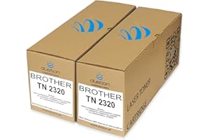 ‎DUSTON WWW.DUSTON.PL duston 2X TN2320, TN-2320 czarny toner kompatybilny z Brother TN-2320 DCP-L2500D DCP-L2520DW DCP-L2540DN HL-2300D HL-2340DW HL-2360DN HL-2365DW MFCL-2700DW