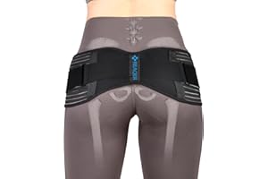 REAQER Sacroiliac SI Joint Hip Belt for Men and Women Ventilate Support Brace Hip Braces Relief for Sciatica, Pelvic, Lower Back, Lumbar and wiast Pain Stabilizing Compression