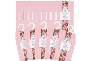 GOPERFUMME 15pcs Duftsachet, Schrankdeo Natürlichen Geruch Sachet, Wäscheduft Schrank Duftsäckchen Kleiderschrank Dufterfrischer, Duftbeutel Kleiderschrank Duft Hanging Beutel, Schrankduft Frische (15rose)