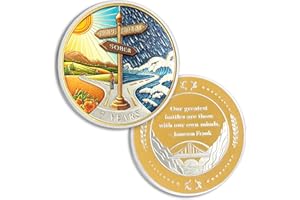 Moneda de sobriedad de 7 años, monedas de siete años de señal sobria, fichas AA y medallón, alcohólicos, anónimos, monedas de recuperación, símbolo de aniversario, regalos de sobriedad para mujeres y