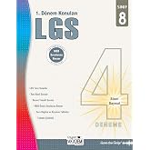 &Uuml;&ccedil;gen Akademi 8.Sınıf LGS 1. D&ouml;nem Konuları - 4'l&uuml; Deneme Sınavı
