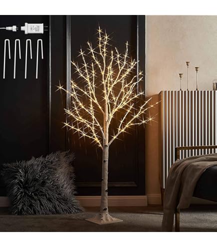 LOGT LED Olivenbaum 180cm - 300 LED Mit Fernbedienung IP44