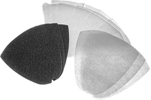 vhbw Set filtri (9 pezzi) compatibile con DeLonghi F16,F16200,F16231,F16233,F16301,F16313 friggitrice filtro in carta, a carbone attivo e per grasso