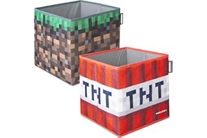 phoenix group AG MINECRAFT - Stoffbox, Aufbewahrungsbox, 2er Set, Brown