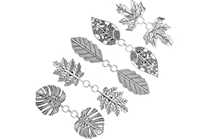 GUYI GYGYL 4 Pieces Vintage Sweater Shawl Clips Retro Cardigan Collar Clips Dress Shirt Brooch Clips for Women Wearing, 4 Styles