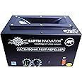 EARTH INNOVATION Ultrasonic Rat and Rodent Wide Range Pest Repeller for Supermarket & Stores/Hospitals/Cold Storage/Server Rooms & Electric Control Panels/Industries/Etc. (Black Matt) (2500 SQ Feet)