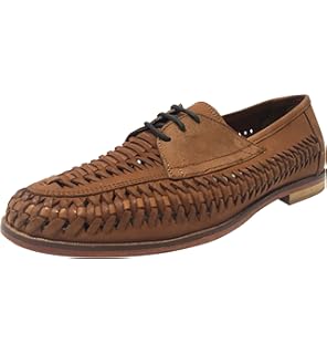 mens tan weave loafers