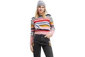Desigual Sweter Kobiety Tuttifruti Jers_lola 9019 Tutti Fruti