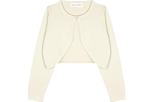 Bolerose Chicas Manga Larga Bolero Niñas Cárdigan
