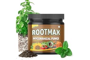 GROW MATE RootMax - Poudre d'enracinement des champignons mycorhiziens | 50 fois plus puissante hormone de bouturage poudre pour les boutures | Formule améliorée pour 5x racines et rendement maximum [500G]