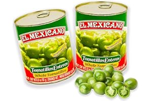 ‎MEXHAUS Ganze Grüne Tomaten Dose - (Pack von 2) je 767g Tomatillos Enteros von El Mexicano - perfekt für Salsa Verde