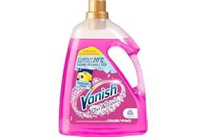 Vanish Oxi Action Multipower Gel Rosa, Additivo Lavatrice Multiazione senza Candeggina, Smacchiatore per Capi Colorati, 1 Confezione da 2.250 L di Smacchiatore per Bucato