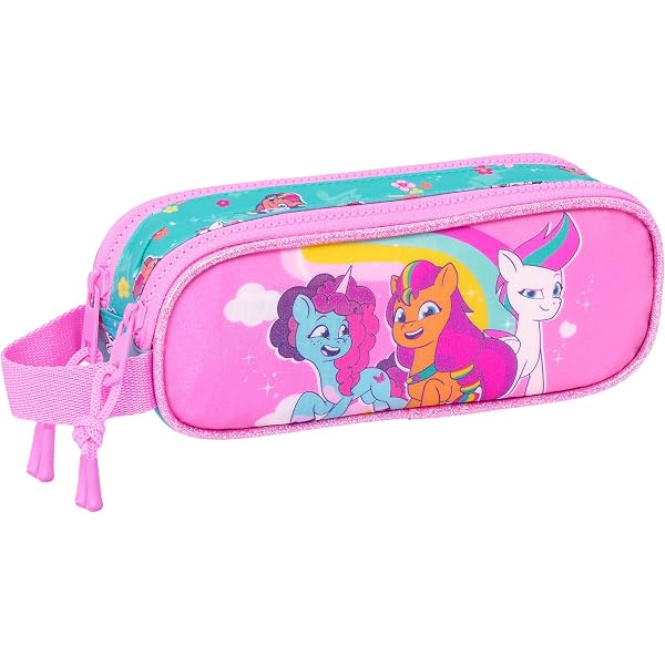 Trousse Double My Little Pony Pour Enfants : Colorée, Solide Et Parfaite Pour L'école - Safta - 7