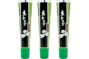 Wasabi-O Real Wasabi Paste - Authentic Japanese Wasabi Paste for Sushi & Dishes - Spicy, Fresh & Bold Flavour - Perfect for Sushi Rice, Japanese Snacks - All-Natural Ingredients, 3 x 43g