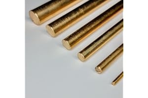 ZGG Bronze CuSn8 Barres rondes Diamètre 3-30mm, Longueur 50-2000mm Alliage CW453K Matériau plein Profil rond Bâton Anodes (Longueur: 50 mm = 5 cm, Ø 30 mm)