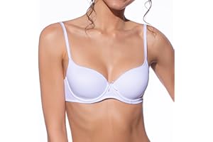 Selene, Sujetador de Mujer con Aros, Copas Acolchadas y Tirantes Finos, Colección Carolina