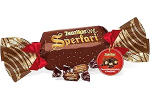 Sperlari - Zanzibarone, Torroncini Assortiti Con Gianduia E Fondente, Senza Glutine, Confezione Regalo, Cioccolato, 350 Grammo