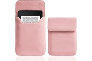 WALNEW 6 Inch Sleeve for All-New Kindle (2024/2022/2019) & Kindle Paperwhite/Voyage/Touch Protective Pouch Bag Case Cover