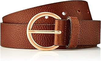 Marca Amazon - Hikaro Cinturón de Cuero Mujer