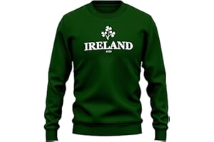 Purple Print House Irland 1879 Herren-Sweatshirt, Rugby-Fans, irisches Kleeblatt, Pullover, Nationen-Pullover