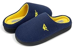 JOMIX Zapatillas Casa Hombre Invierno Cómodas Pantuflas Hombre Cerradas de Felpa Calientes Zapatillas Hombre Casa Hogar Habitación Suaves