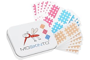 Moskinto | 42 Cerotti Antizanzare | Dopo Puntura Zanzare | Alternativa a Sticker Termici | Impermeabili e Anallergici | Riducono Prurito e Gonfiore | Ideali per Bambini e Adulti | Box Famiglia