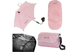 Daisy Chain, Kit di Accessori per Carrozzina per Bambole (Classic Pink)