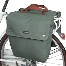 Lot De 2 Sacoches De Vélo étanches 20L Pour Porte-bagages - Grande Capacité, Poignée De Transport, Pour VTT Et Voyage