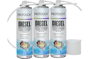 PROTOUCH Diesel Particulate Filter Cleaner, 500ml, Professional DPF and EGR System Cleaner, Made in Britain, Pack of 3