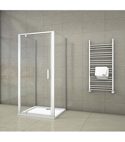 U-Form Duschkabine BEN – 100x100x200 Cm, 6 Mm ESG Glas, Mit Duschtasse